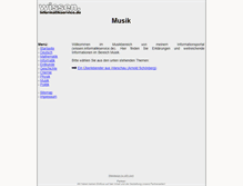 Tablet Screenshot of musik.informatikservice.de