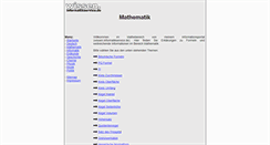 Desktop Screenshot of mathe.informatikservice.de