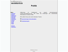 Tablet Screenshot of politik.informatikservice.de