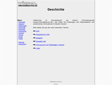 Tablet Screenshot of geschichte.informatikservice.de
