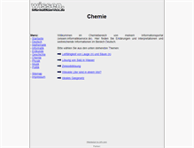 Tablet Screenshot of chemie.informatikservice.de